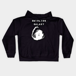 Swirling galaxy Kids Hoodie